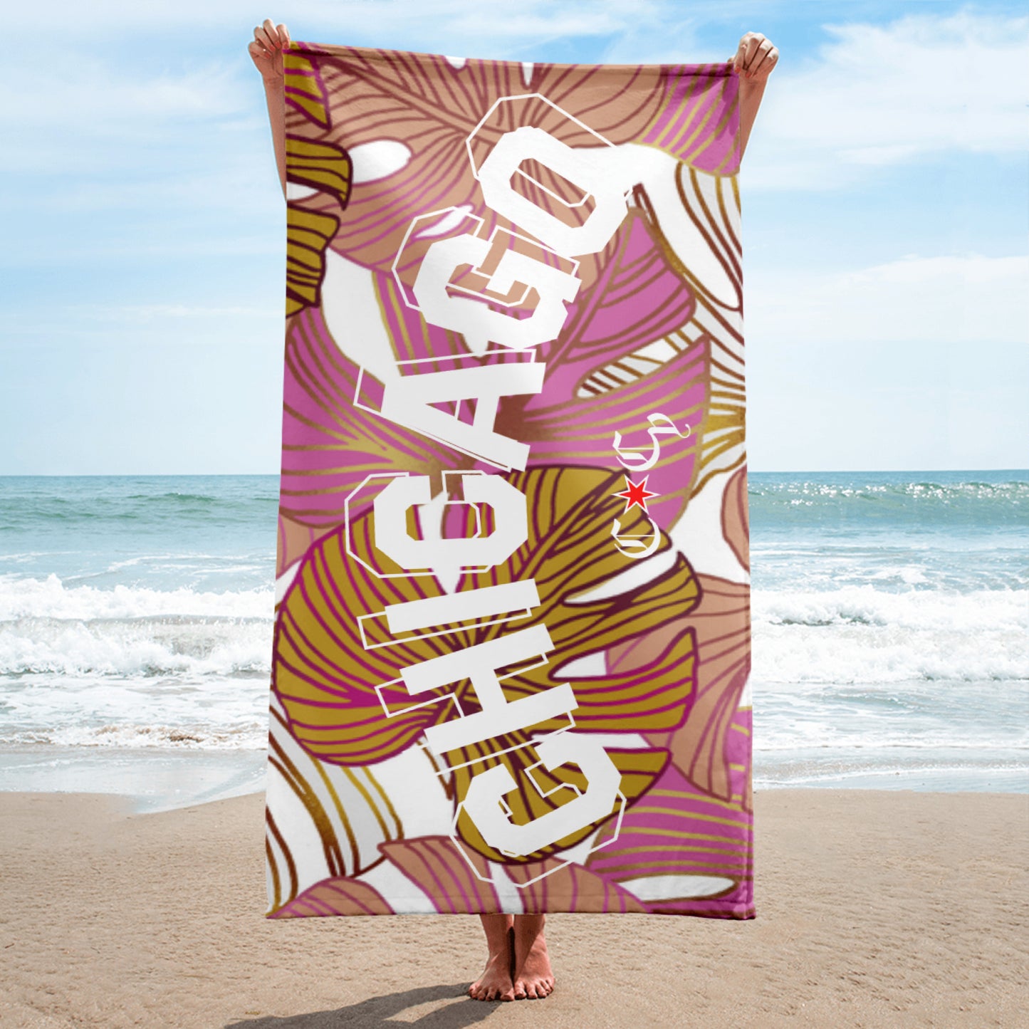 CHI-CTY - Chicago Pink Breeze | Towel