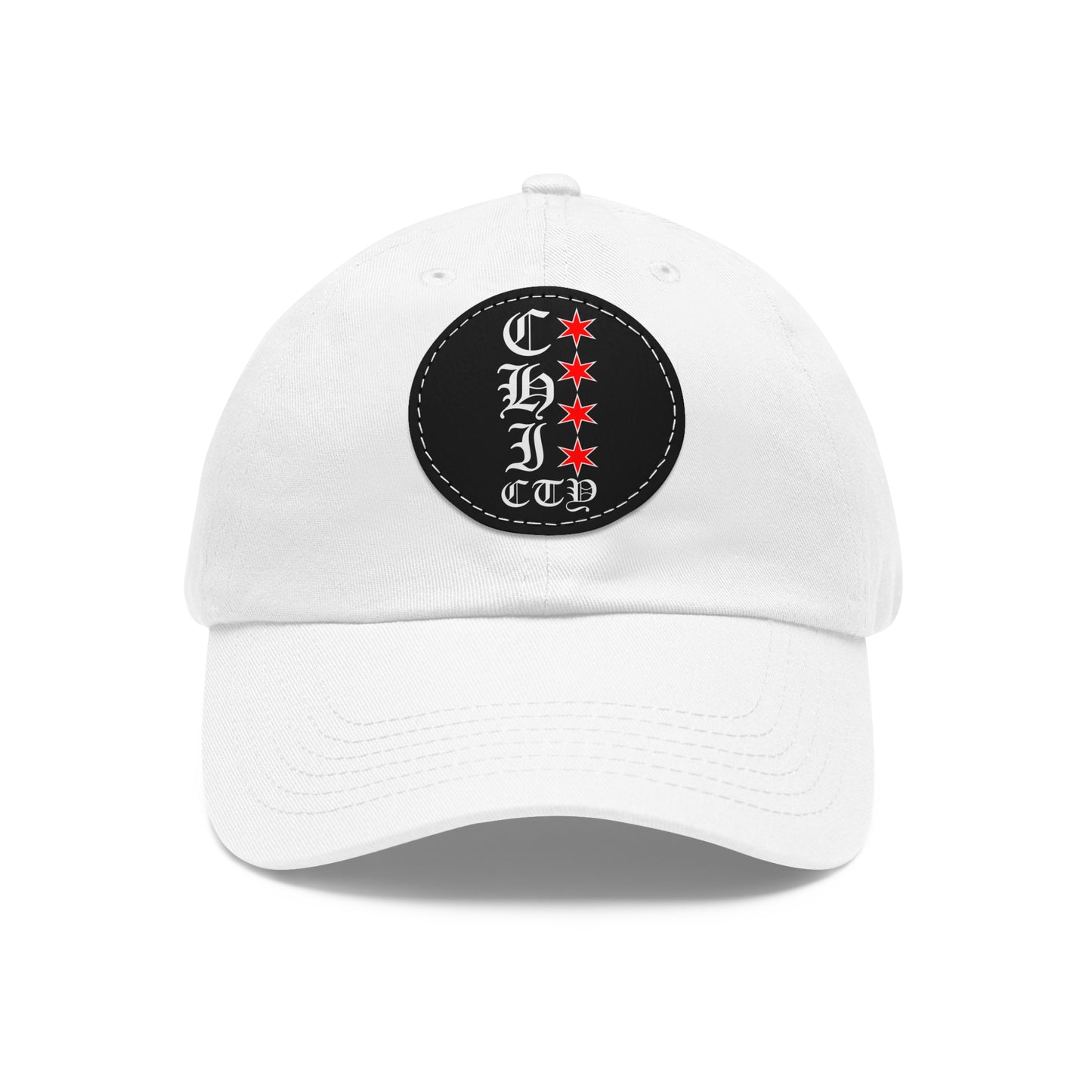 CHI-CTY - Leather Patch Hat